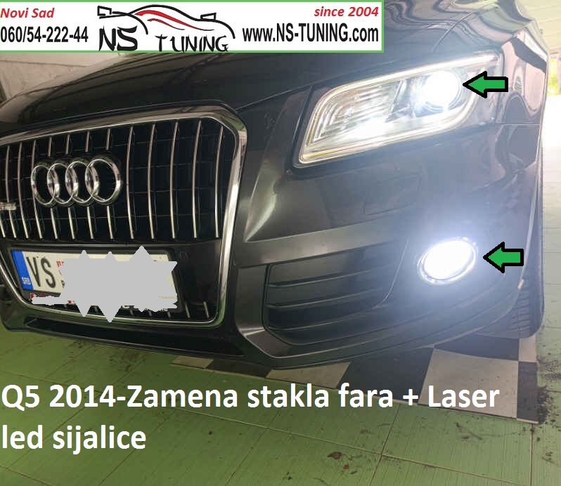 audi q5 2014 2015 ugradnja led d3s sijalica h11 maglenke led auto servis farova reparacija novi sad ns tuning